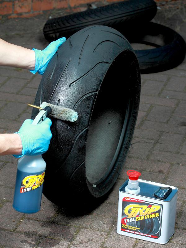 Applying Grip - Motorcycle Tyre
